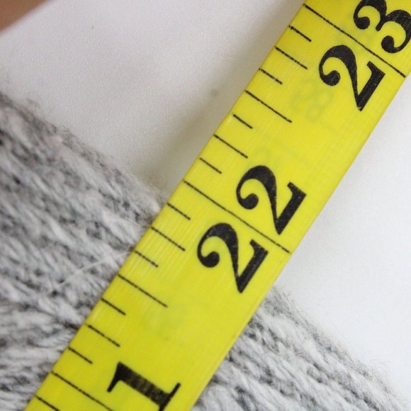 Harve Benard Womens Sweater Gray V Neck Long Sleeve Knit Cotton Medium M - Picture 6 of 7